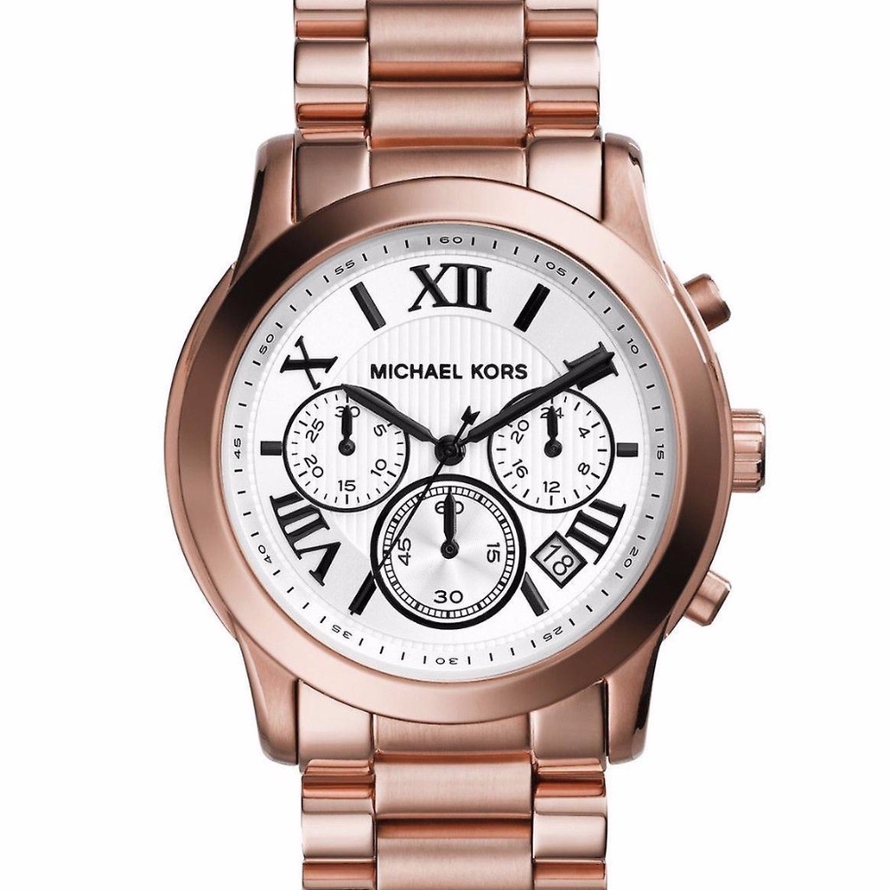 Michael Kors Rose Gold Stainless Steel Watch